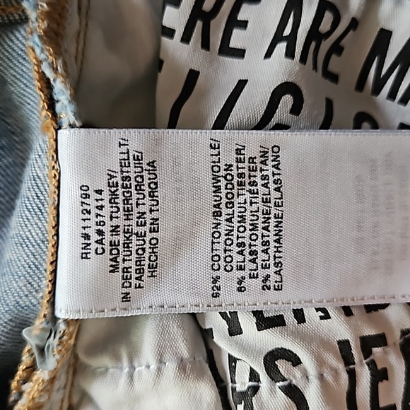 True Religion Halle Stretch Distressed Skinny Jeans Size 25 - Picture 13 of 16